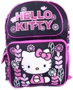 Hello Kitty Plants Black/Pink Medium Backpack (14 Inch)