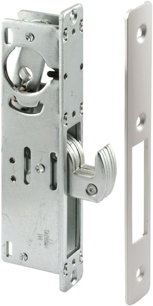 Prime-Line J 4558 Commercial Door Deadbolt Lock, Aluminum, Laminated Swing Hook Lock (Single Pack)