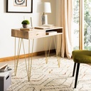SAFAVIEH Marigold Mid-Century W/ Drawer Writing Desk, Natural