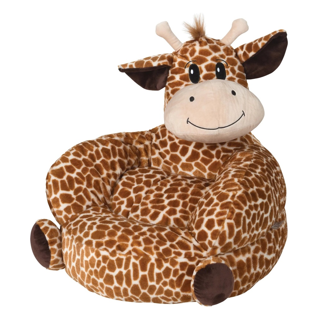 Trend Lab Toddler Plush Brown and Tan Giraffe Character Chair