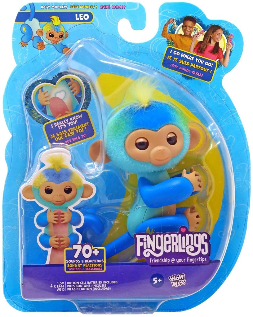 Fingerlings Baby Monkey Leo Figure