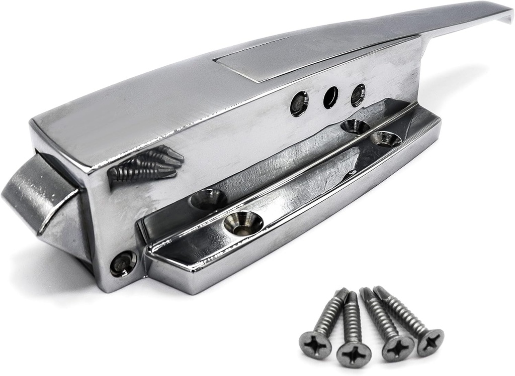 COMPONENT HARDWARE KEIL W38 POLISHED CHROME HEAVY DUTY LATCH BODY, and HARDWARE KIT