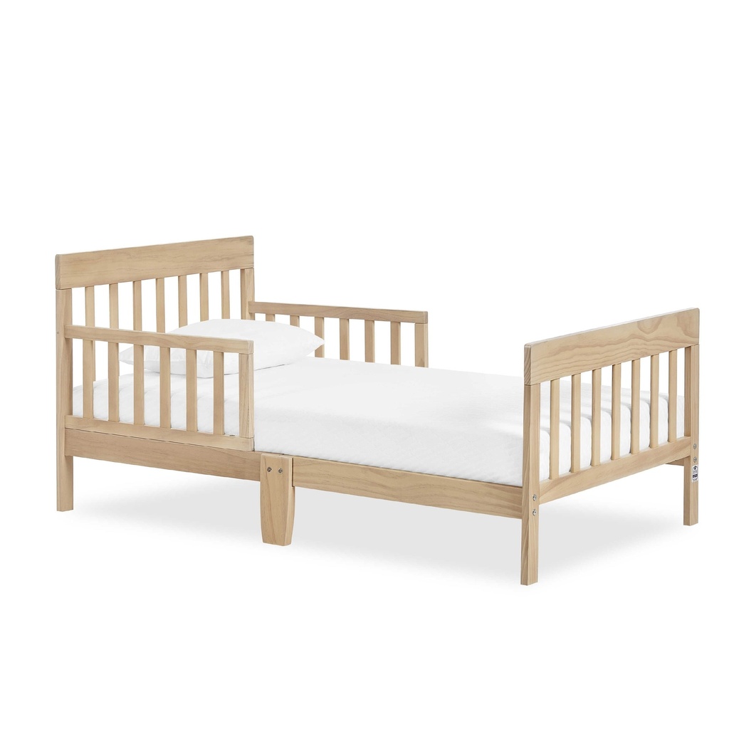 Dream on Me Finn Toddler Bed, Vintage White Oak, Greenguard Gold Certified