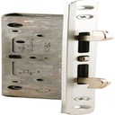 Prime-Line E 2192 7/32 In. Square Drive Mortise Latch Multi Point Sliding Door Lock, 7-13/16 In, White