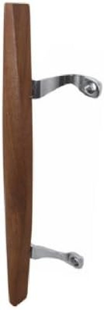 Prime-Line 1 In. L Chrome Plated Brown Metal Patio Door Pull