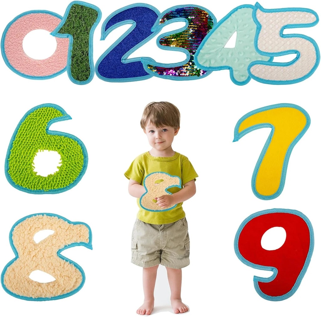 Numjaw Sensory Mats for Autistic Children, Sensory Tiles for Kids, 10 Numbers Sensory Mats, Autism Sensory Toys, Autism Sensory Products