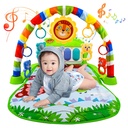 MITOJOSYEER Baby Play Mat,Baby Gyms Play Mats，Newborn Piano Activity Center Toys Gym Floor Playmat for Boys Girls，Newborn Baby 0 to 3 6 9 12 Months