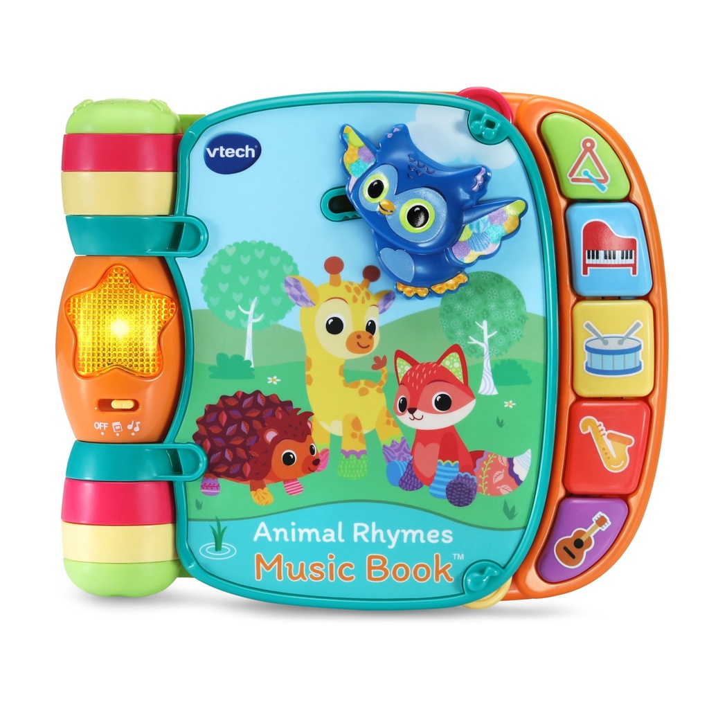 Vtech Animal Rhymes Music Book™ Stroller & Car Seat Toys Baby and Toddler Toys