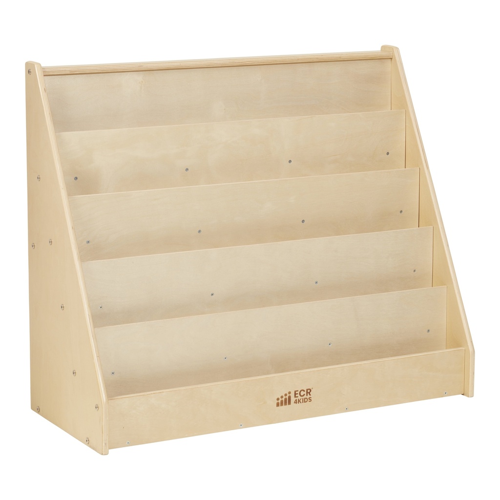 Ecr4Kids Single-Sided Book Display, Natural