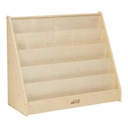 Ecr4Kids Single-Sided Book Display, Natural