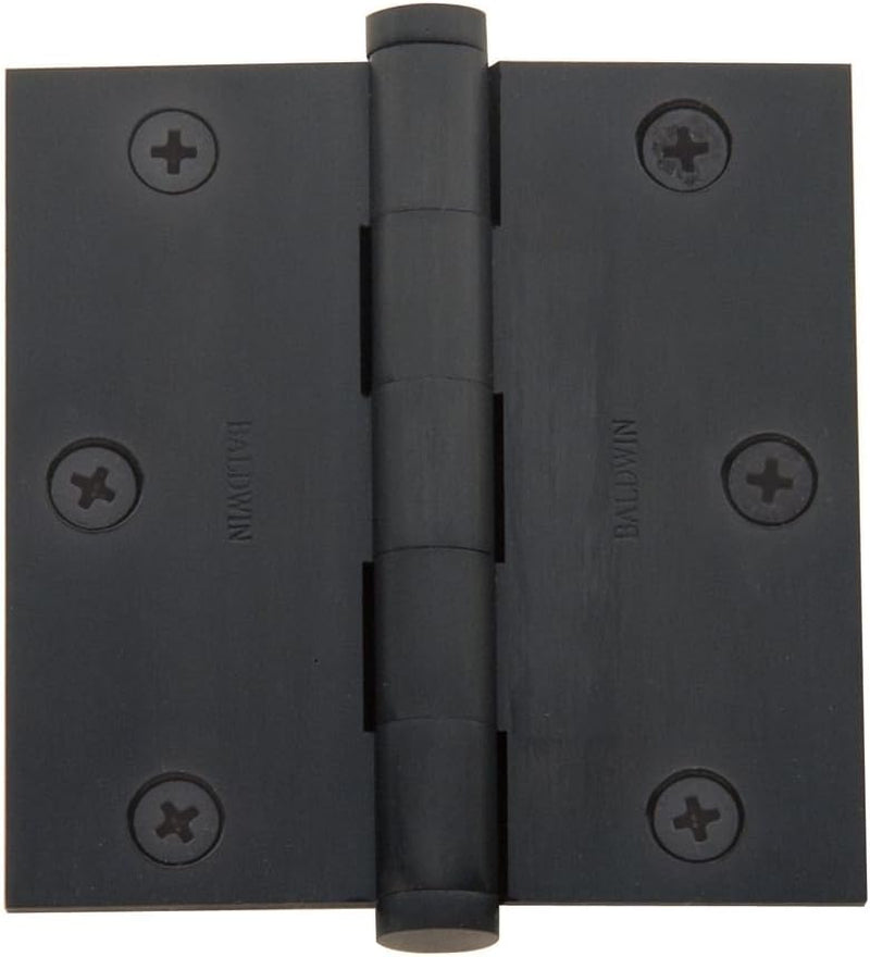 Baldwin 1035102I Square Mortise Hinge, Oil Rubbed Bronze