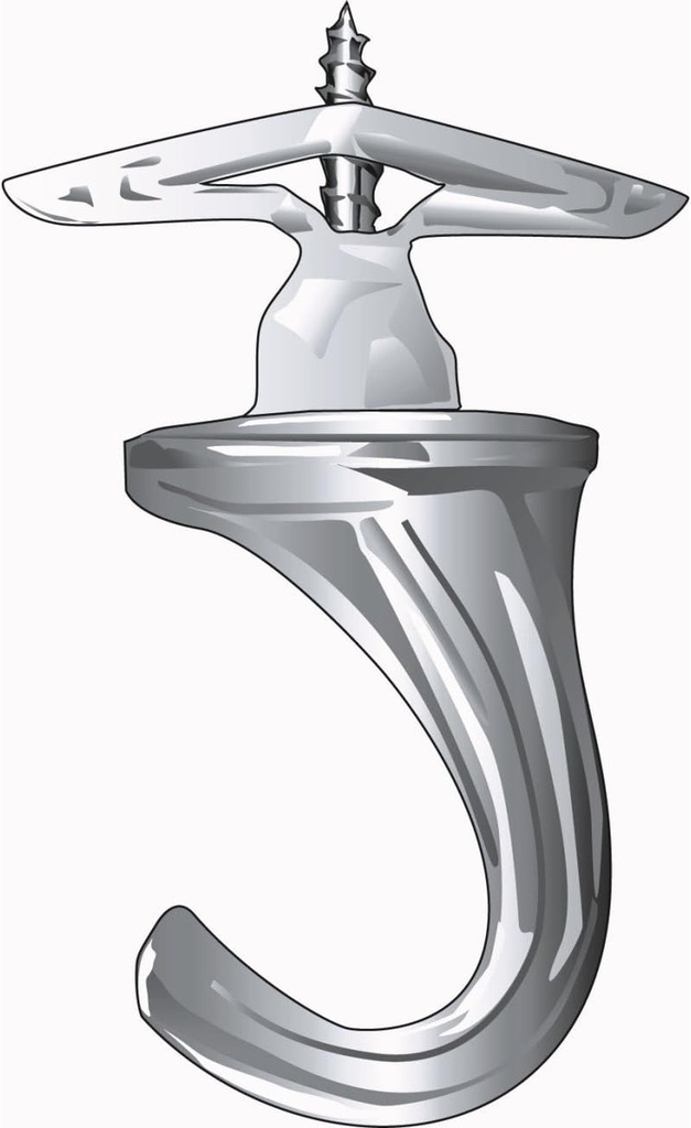 Hillman 5.7 In. L White Brass Small Versa Hook 35 Lb. Drywall; 75 Lb. Wood per Hook 2 Pk