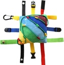Sensory4u Sensory Buckle Pillow Fine Motor Development Toy Activity - Plus Threading Counting and Zipper Skills All in One