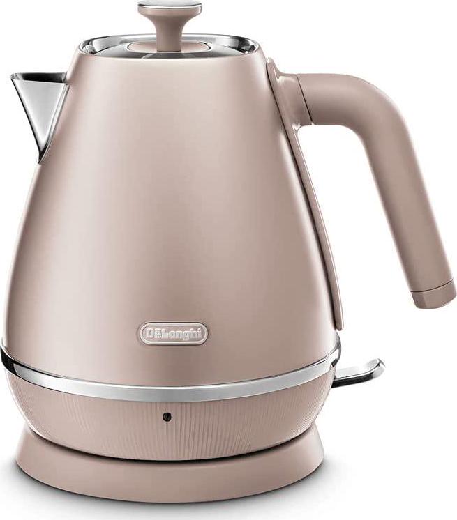 De'Longhi Distinta Perla, Electric Kettle, 360° Swivel Base, Water Level Indicator, Cord Storage, Anti-Scale Filter, Detachable lid, 1.7 L, KBIN2001.GR, Green