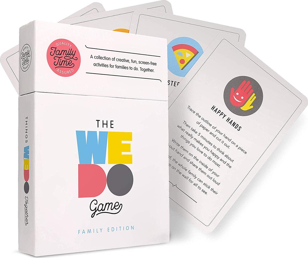 The WeDo Game Family Edition Australian Card Game Kids and Parents | Creative, Fun, Screen-Free Activities for Families to do. Together.