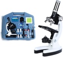 S and E TEACHER'S EDITION 28Pcs 1200X Kids Microscope Set, Metal Body Microscope, Come with Plastic Slides, Instruction Guide and Carrying Box