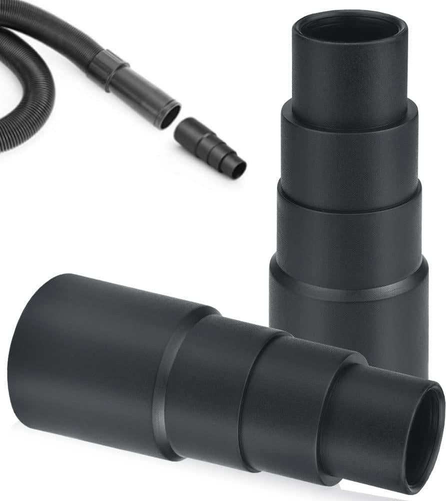 XAVSWRDE 2 PCS Universal Vacuum Cleaner Power ToolÂ Sander Dust Extraction Hose Adaptor Vacuum Hose Adapter Attachment for Random Orbital Sander Jigsaw Circular Saw Reducer (25mm, 30mm, 34mm, 42mm)