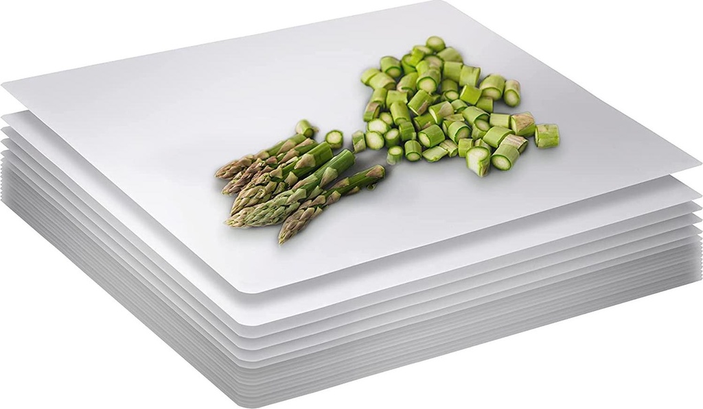Crown 25 Count Premium Quality Disposable Cutting Boards ~17 Inch X 12 Inch Disposable Sheets For Kitchen And Commercial Use ~ Patent Pending ~ Recyclable Disposable Cutting Board Sheets