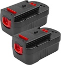 Aryee 2 Pack 18V 3.6Ah Ni-Mh HPB18-OPE Replacement Battery for Black and Decker 18 Volt Battery HPB18 244760-00 A1718 FSB18 FS18FL Firestorm Cordless Power Tools