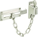 Prime-Line Products U 11093 Keyed Diecast Chain Door Guard, 3-1/4", Satin Nickel Finish