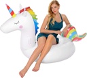 Shyneer Giant Inflatable Unicorn Pool Float for Adults and Kids - Swimming Pool Ride-On Toy for Parties Summer Holiday