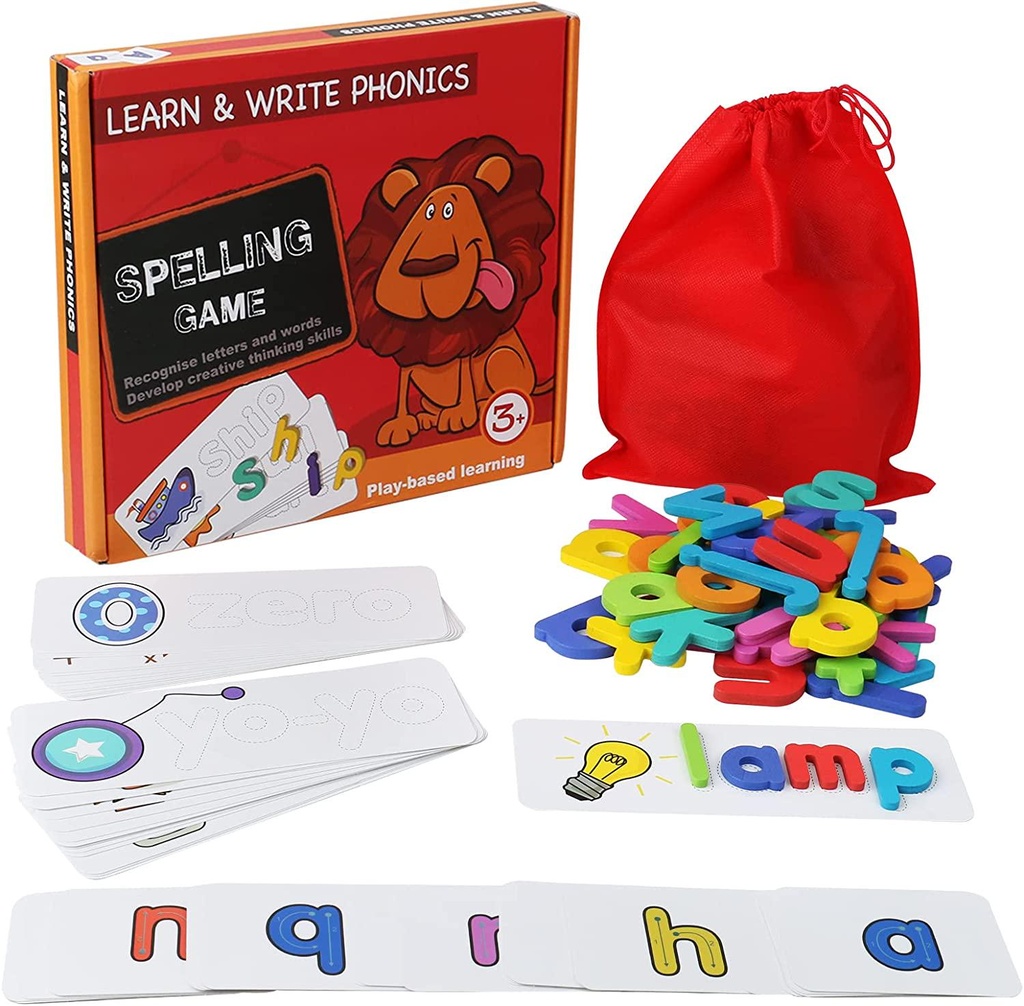 Alphabet Flash Cards Sets for Toddlers 2-4 Year Old Boys and Girls-ABC Children's Wooden Letters and Alphabet Writing Cards Learning and Color Recognition -Educational Montessori Kids Toys Gifts for Preschool Kindergarten Kids