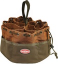 Bucket Boss Parachute Bag Small Parts Bag in Brown, 25001