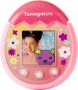 TAMAGOTCHI 42901 Bandai Pix-The Next Generation of Virtual Reality Pet with Camera, Games and Collectable Characters-Floral, Pink