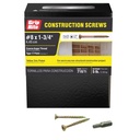 Grip Rite Prime Guard 134GCS5 T25 Star Drive Construction Screws with Type 17 Tip, #8 by 1-3/4"