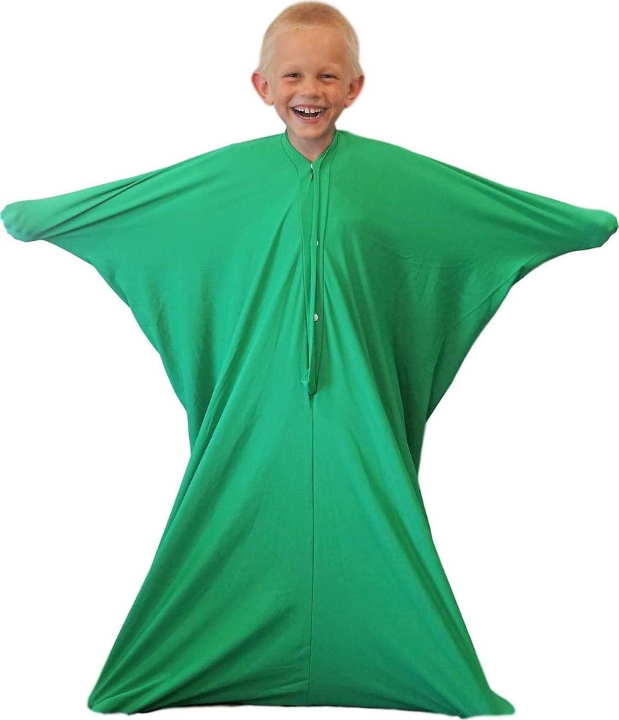 Sensory Sack (Medium), Body Sock, Calming Therapy Blanket, Sensory for Stress Relief, Anxiety, Autism, ADHD, ADD, Tactile Items for Therapeutic Play, Kids Fidget Toy, Body Pod in Green - Sensory4U