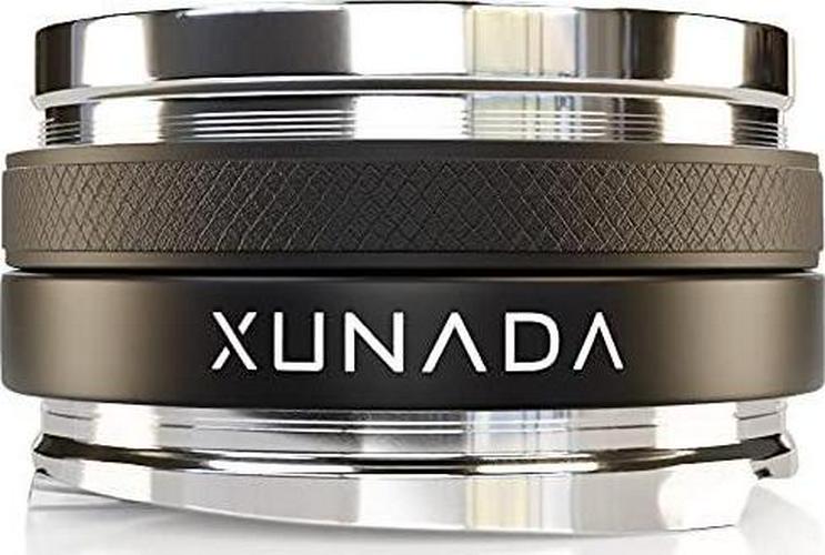 XUNADA 53.3mm Coffee Distributor and Tamper, Works with All 54mm Portafilters, Espresso Hand Tampers, 2-in-1 Adjustable Espresso Distribution Leveler and Tamping Tool