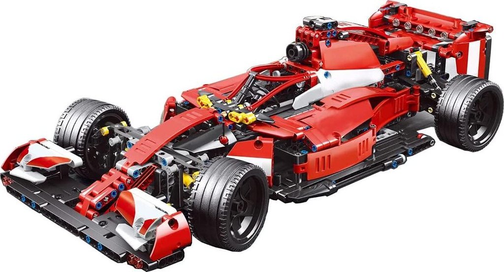DAHONPA Red Sport Car MOC Building Blocks and Construction Toy, Adult Collectible Model Cars Set to Build, 1:14 Scale Sports Car Model (1250 Pcs)