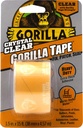 Gorilla 6015002 Tape, Crystal Clear Duct Tape, 1.88 x 5 yd, Clear