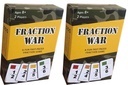 Fraction War Math Game - Fun Math Game to Learn, Compare and Simplify Fractions for 2nd Grade, 3rd Grade, 4th Grade, 5th Grade (2 Pack)