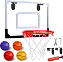 LOYO Indoor Basketball Hoop Set for Kids - Mini Basketball Hoop for Door with 4 Balls,Shooting Ball Game Sport for Kids Boys Girls Bedroom