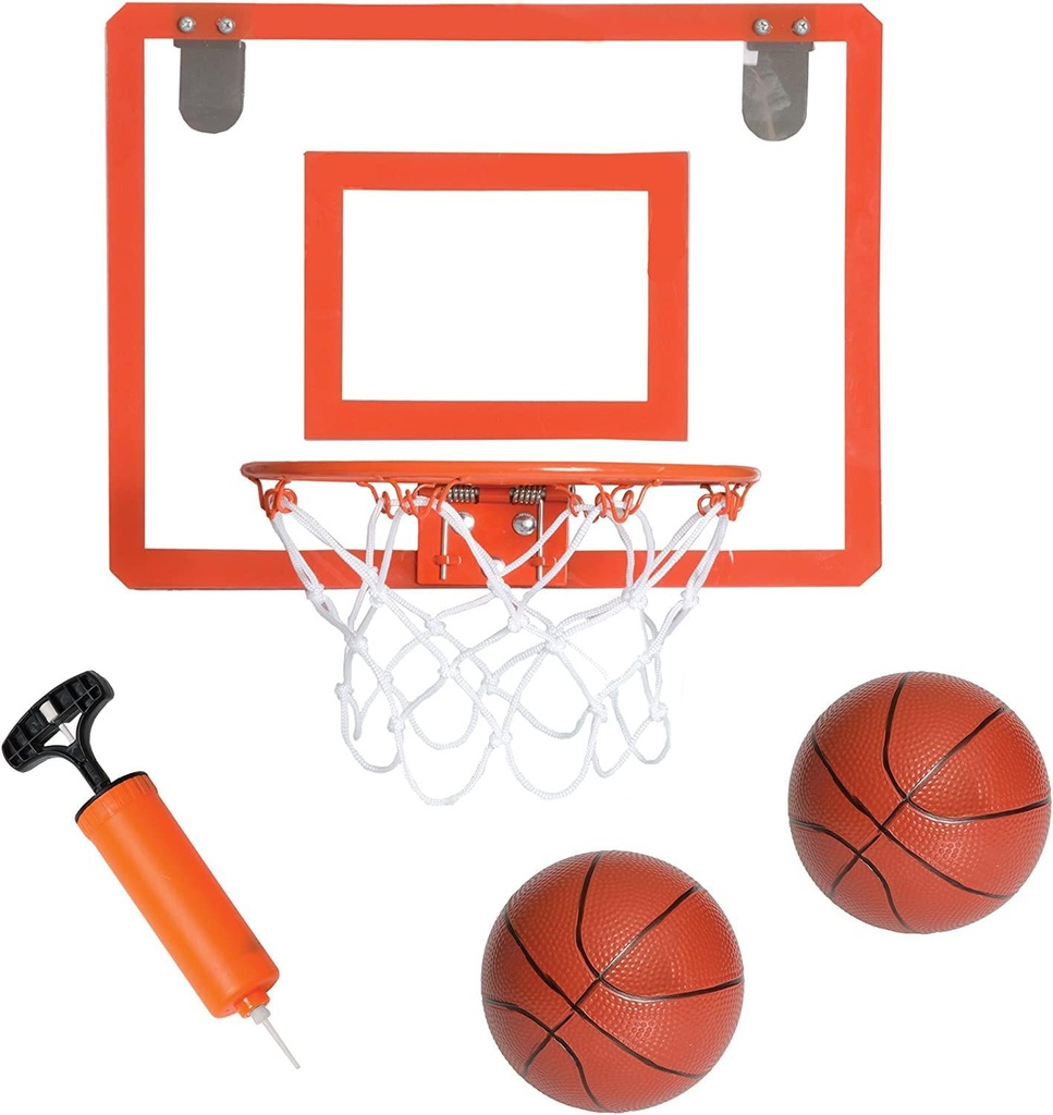 Play Platoon Mini Basketball Hoop for Door - 16 x 12 Inch Bedroom Basketball Hoop Indoors Set