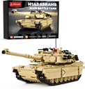 BOOLAKOS M1A2 Abrams Tank Building Block, Military Main Battle Tank Army Model Kit, Construction Set Toys Gifts for Teens and Adult (1052PCS)