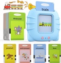 Zspeed Flash Cards Learning Toys, Audible Educational Toys Sight Cards for Toddlers Gift, Kids Word Card with Reading Function, Learning Toys Gift for 1-6 Years Old Boys and Girls