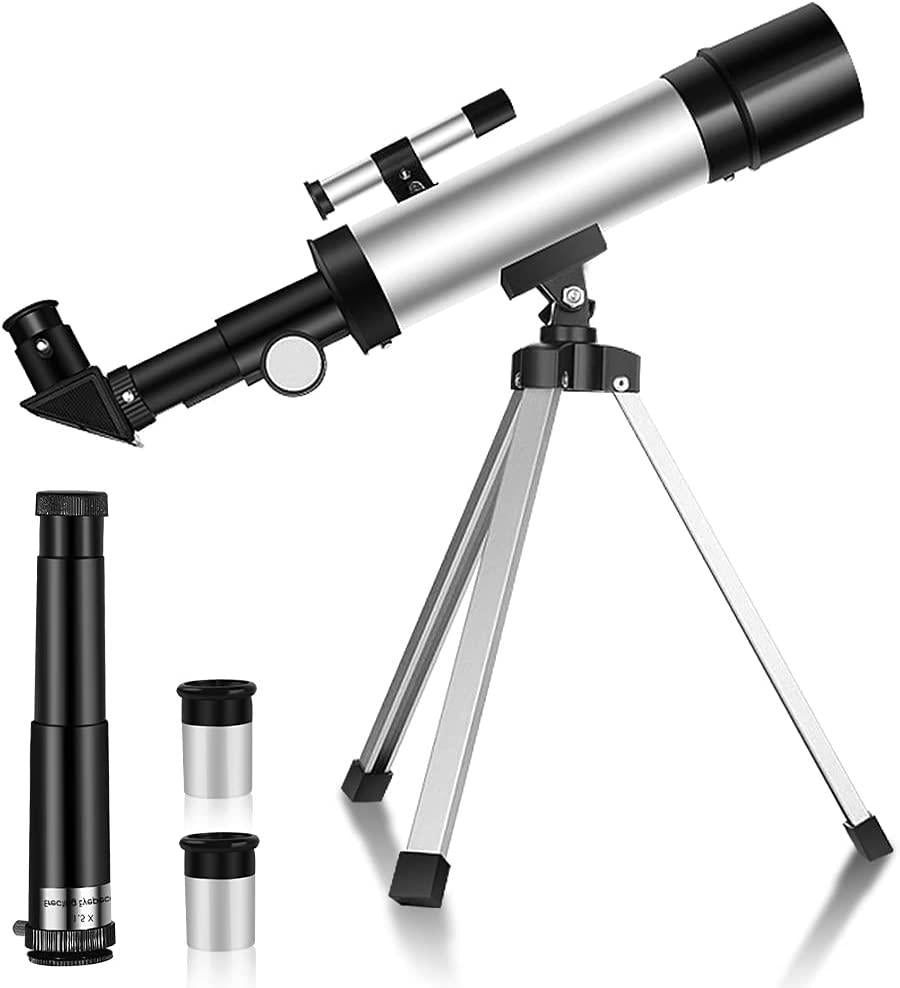 SZSMD Kids Telescope, Astronomy Telescopes for Adults Beginners, Portable Astronomical Landscape Telescope with Tripod 90X Magnification, Positive Imaging Finder Scope, Educational Toys Gifts for Kids