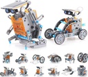 EJOYFL Solar Robot Kit 12-in-1 Science STEM Robot Kit Toys for Kids Educational DIY Robotics Kit Solar Powered for Age 8-12 Kids