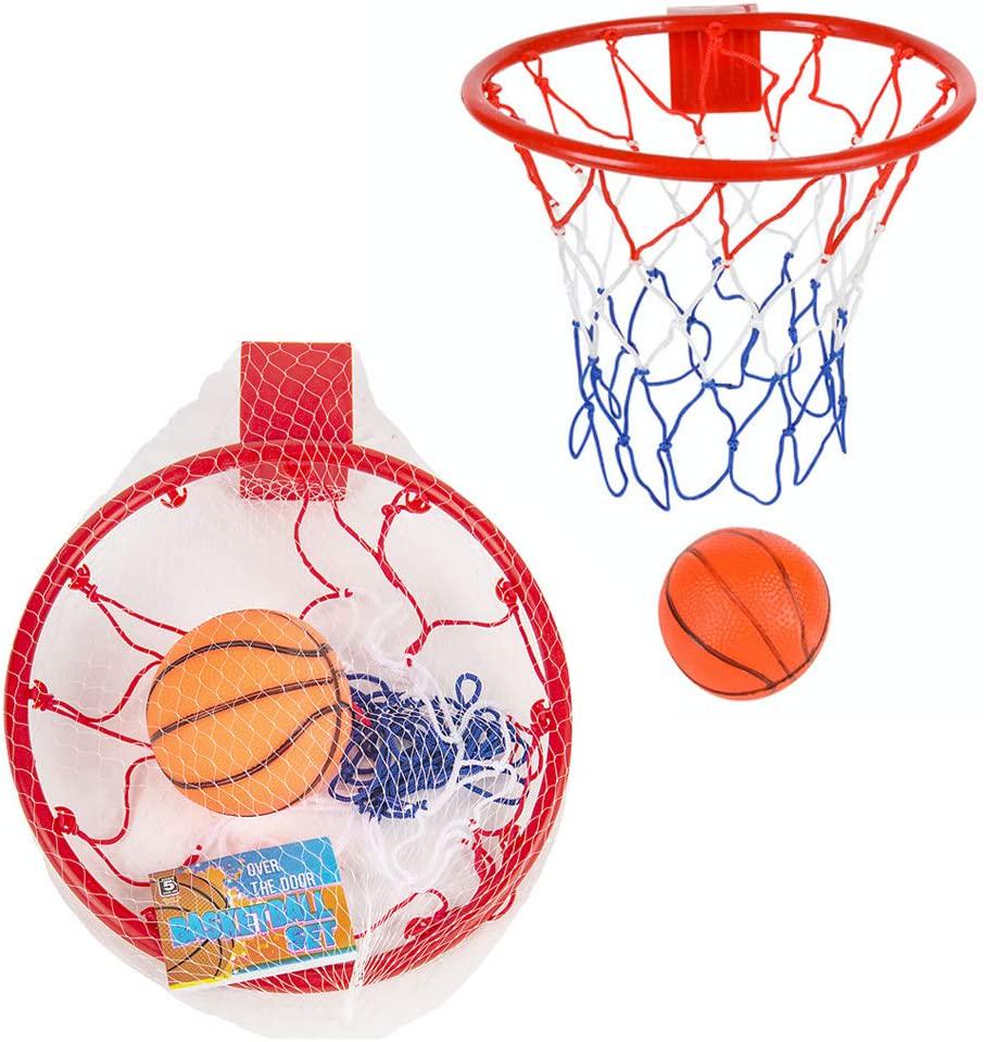 Small Basketball and Hoop for Over Door or Wall Mount.