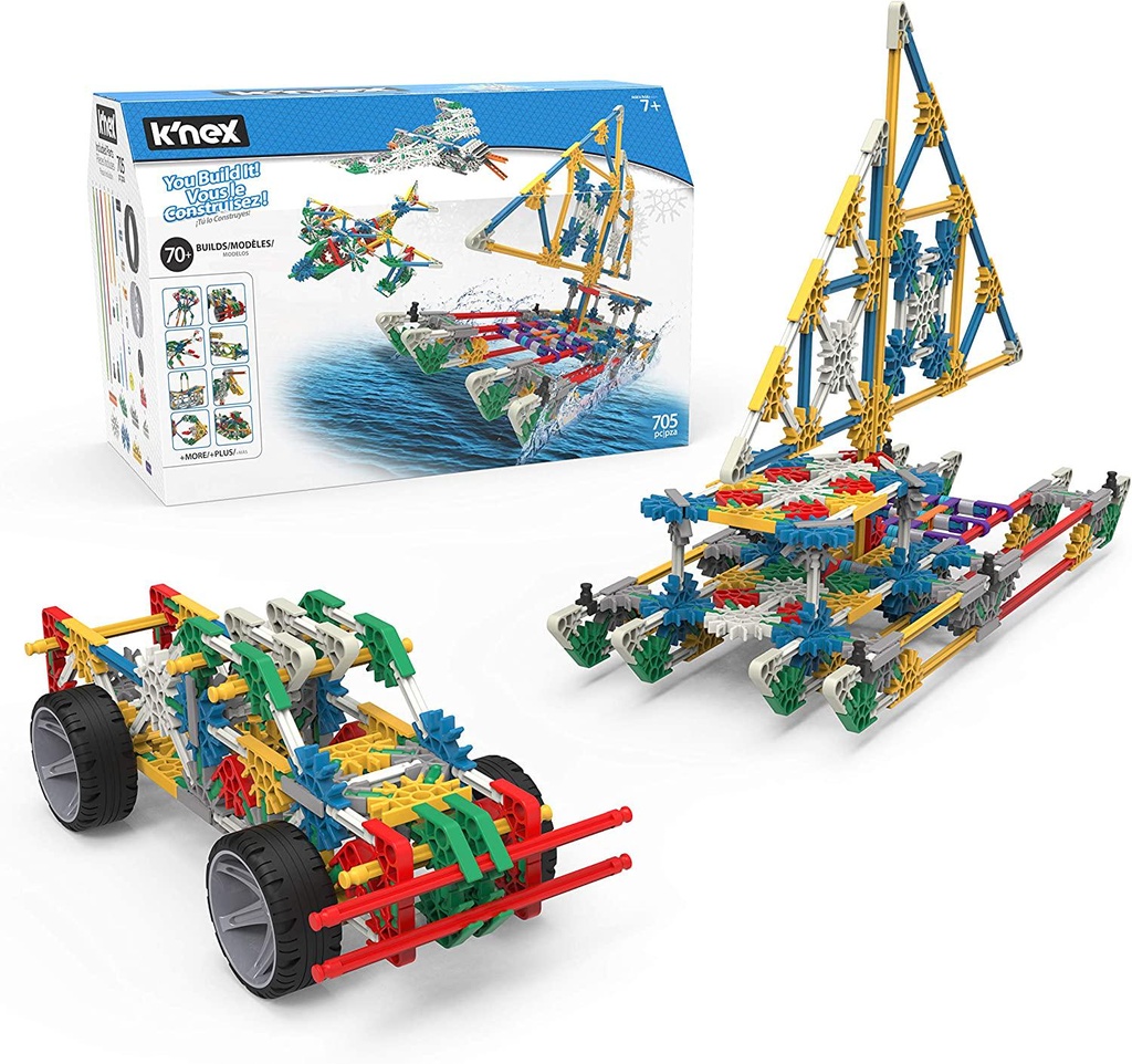 K'NEX 70 Model Building Set - 705 Pieces - Ages 7+ Engineering Education Toy