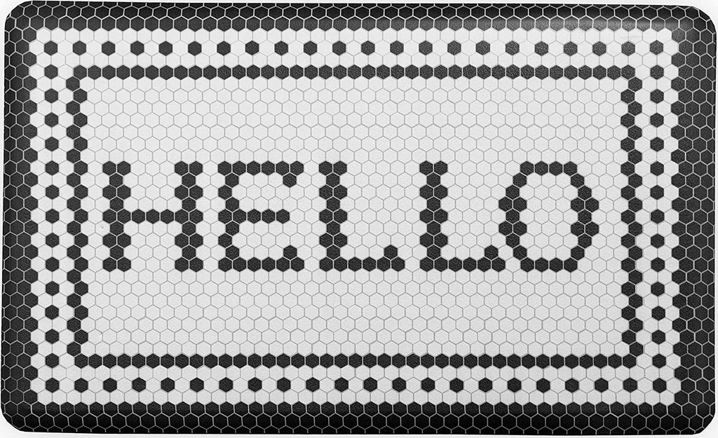 FloorPops FPA3744 Cobbler Mat, Black