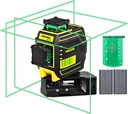 Firecore 3 X 360°Laser Level, 165ft /50m Green Self-Leveling Three-Plane Leveling and Alignment Line Laser Tool with Pulse Mode,Smart Charging Technology IP65 Waterproof, Dustproof, and Shockproof 2 Rechargeable Lithium Batteries,Magnetic Pivoting