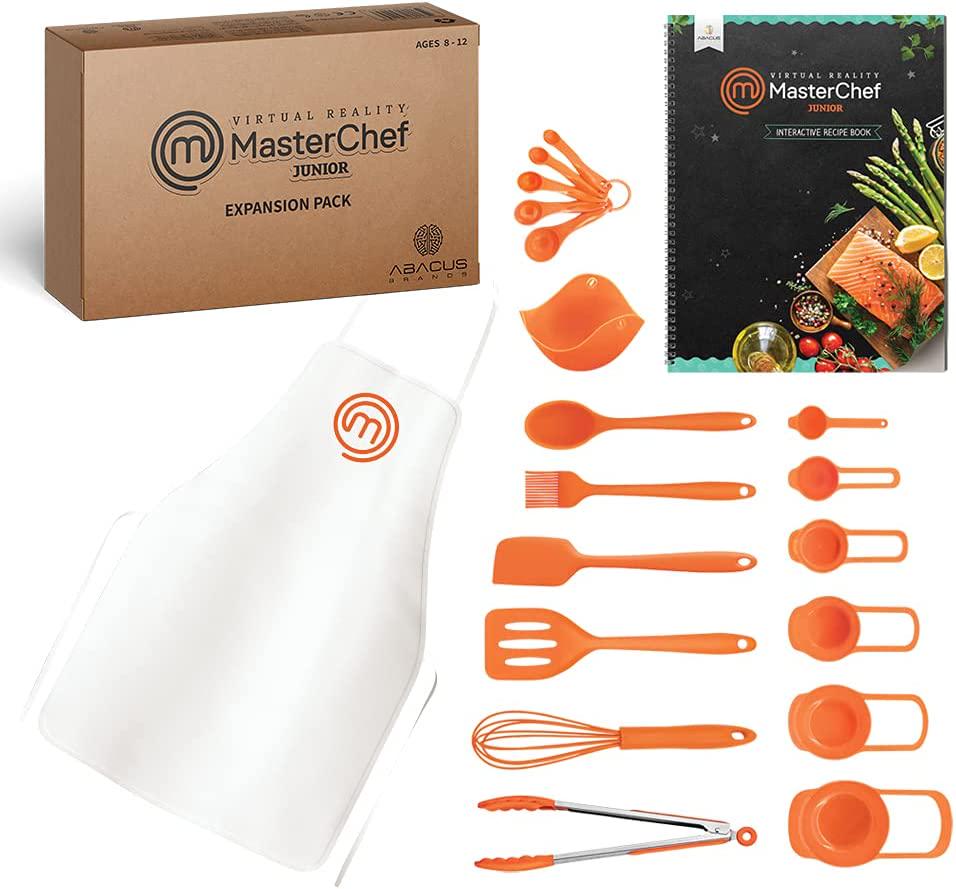 Abacus Brands VR MasterChef Junior - Virtual Reality Kids Cookbook and Interactive Food Science STEM Learning Activity Set (Materials and Book Only - Goggles Sold Separately)