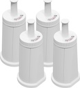 Replacement Water Filter Compatible with Breville Sage Claro Swiss for Oracle, Barista and Bambino Espresso Coffee Machine - Part #BES008WHT0NUC1-Pack of 4