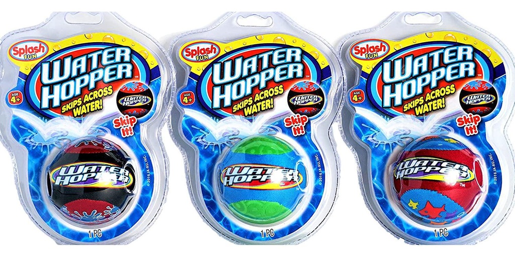 JA-RU Splash Fun Water Hopper. Water Skipping Ball. Skip Ball Pool Bounce Balls Toys for Adults and Children.880-1A