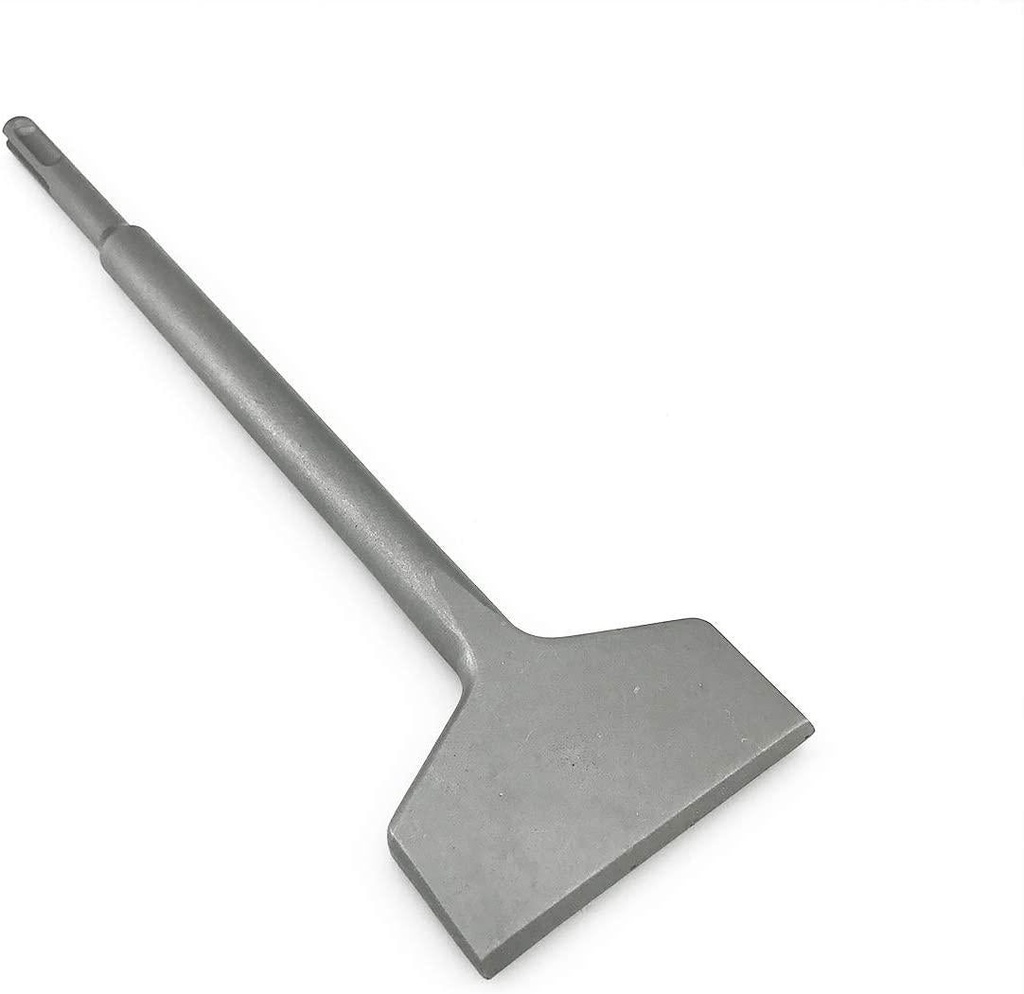 SPKLINE 3 Inch Wide Tile and Thinset Scaling Chisel SDS-Plus Shank 3 x 10 Thinset Scraper Wall and Floor Scraper Works with All Brands of SDS-Plus Rotary Hammers and Demolition Hammers