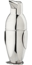 HIC Penguin Cocktail Shaker, 18/8 Stainless Steel, 18-Ounce
