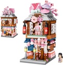 Japanese Street View Shop Bricks, Mini DIY Building Blocks Model MOC Construction Toy (Kimono Shop)